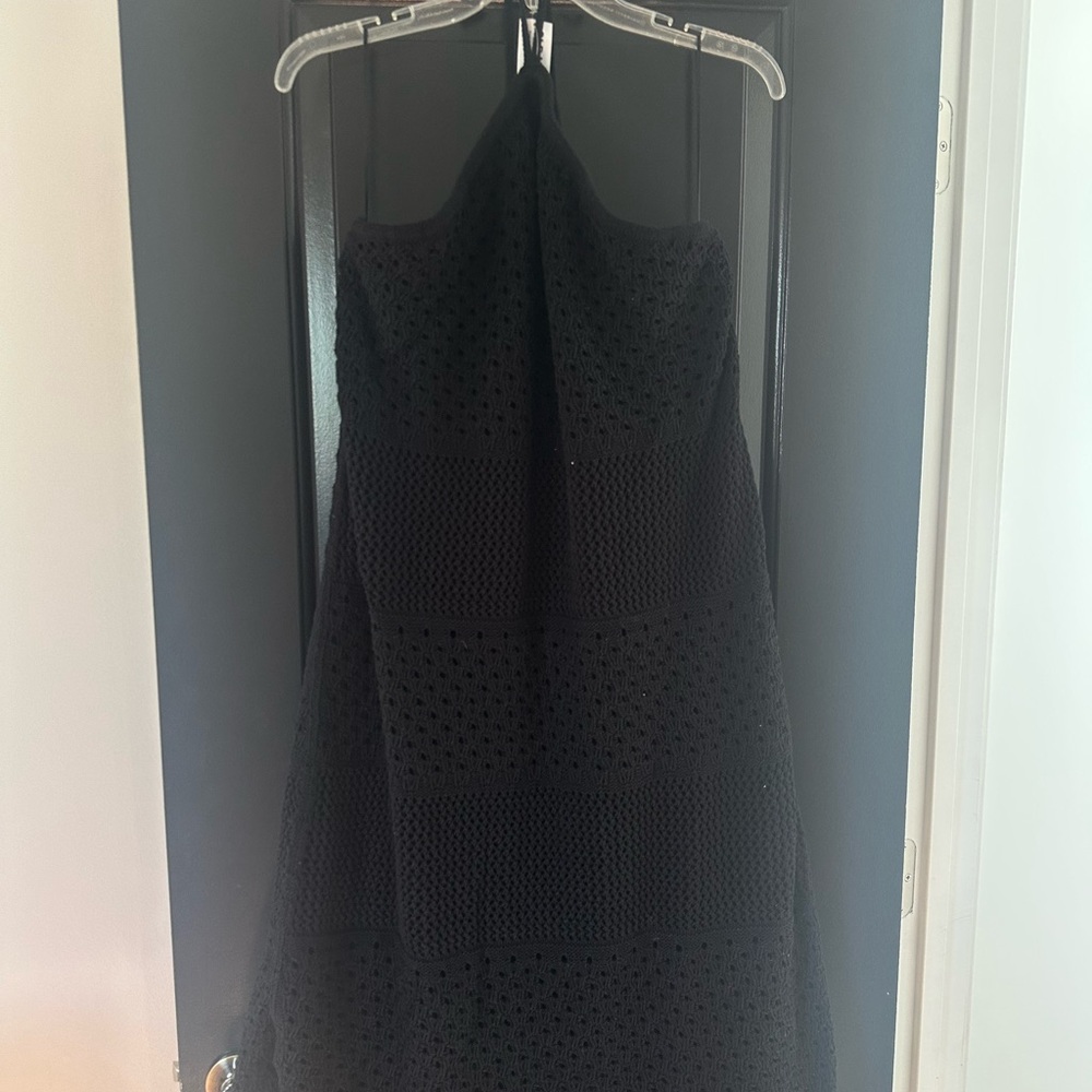 Old Navy Black Strapless Dress